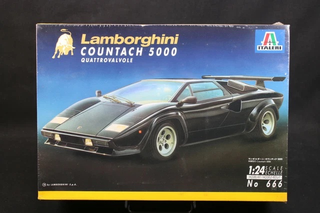 Hasegawa 620511-1/24 Lamborghini Miura P400 SV, Version détaillée, Jaune - Échelle 1:24
