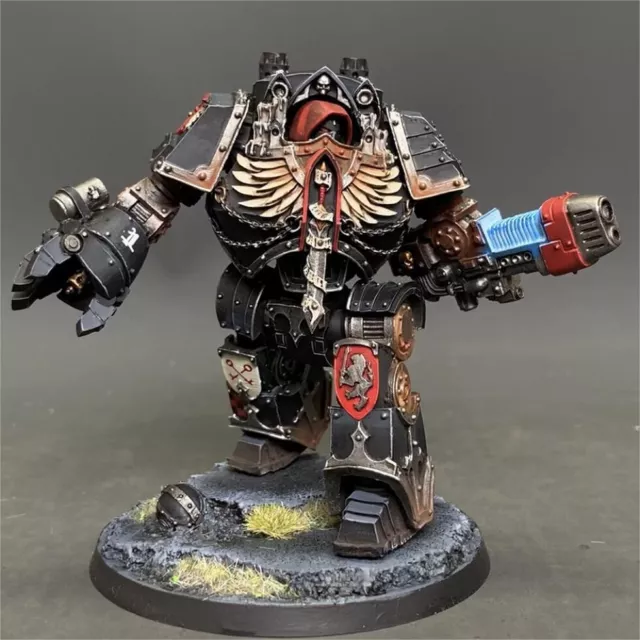 Dark Angels Contemptor Dreadnought Warhammer 40k Marines Espaciales Pintado Preventa