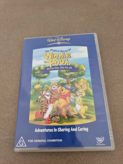 Winnie the Pooh - Adventures in Sharing and Caring (DVD) *RARE*