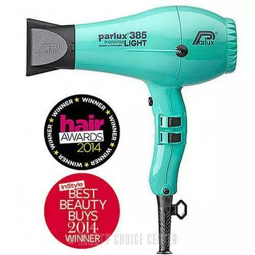 Parlux 385 PowerLight Ionic and Ceramic Hair Dryer - Blue