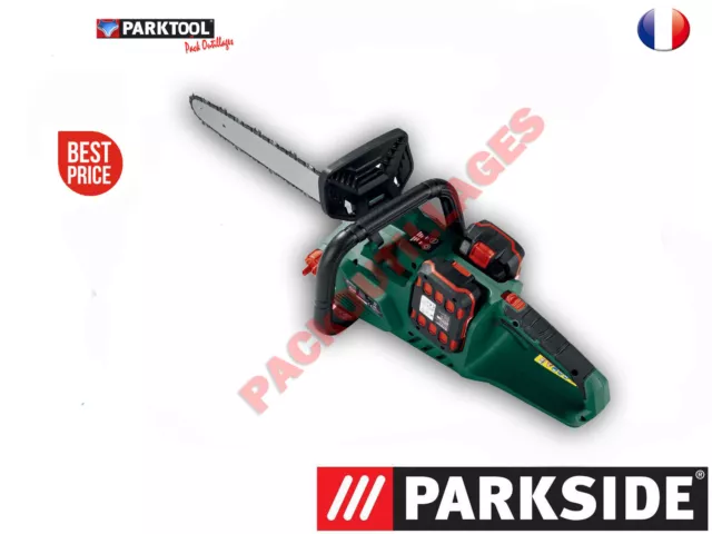 PARKSIDE Motosierra Inalámbrico" Pksa 40-LiA «, 2x 20V Full Pack