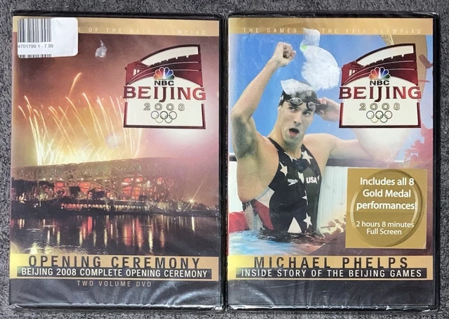 Beijing Opening Ceremony 2008/Michael Phelps Inside Story DVD Olympic￼s NBC  NEW