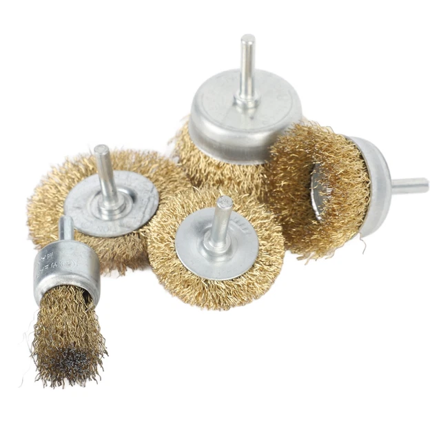 Cup Wire Brush Time Saving 5pcs Stainless Steel Wire Brush For Weld Spatter