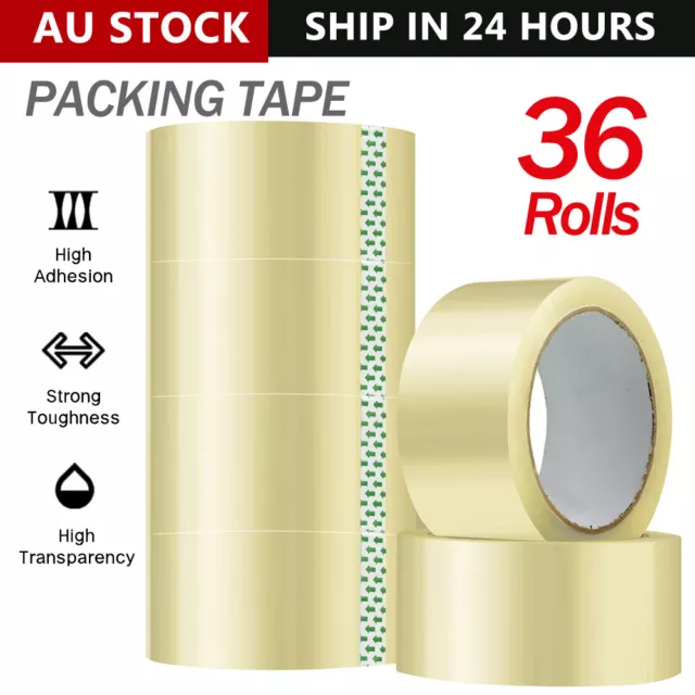 Heavy Duty Packing Packaging Sticky Sealing Tape Shipping Box Carton 75m 48mm