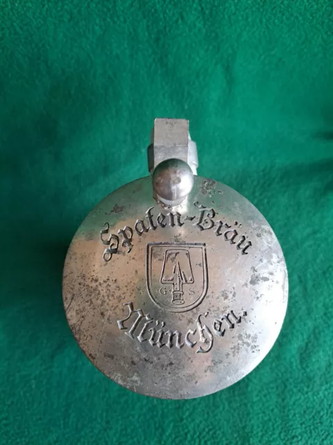 Brauereikrug Spaten München Bierkrug Spaten-Bräu Zinndeckel