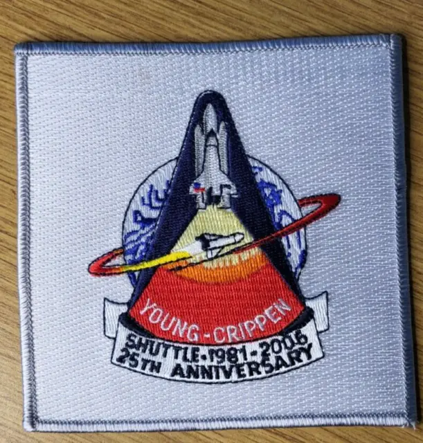 NASA Space Shuttle Columbia STS-1 Young/Crippen 25th Anniversary 4 1/2 inches 2