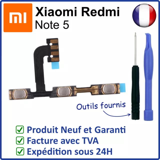 Nappe Interne Des Boutons Power On Off Et Volume + - Du Xiaomi Redmi Note 5