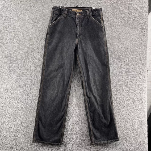 VINTAGE OLD NAVY Jeans Men 32x34 Black Painters Loose Denim Pants Work ...
