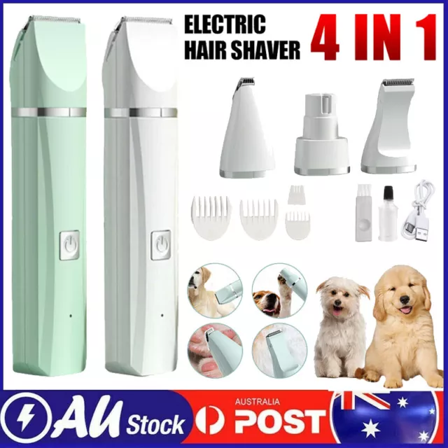 Professional Pet Cat Dog Clippers Grooming Kit Pet Hair Trimmer Electric Shaver