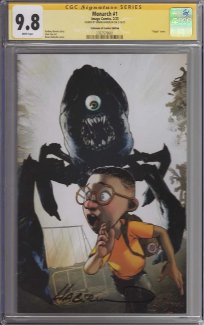Image! Monarch #1! CGC SS 9.8! Coliseum of Comics Virgin! Sig by Brian Haberlin!