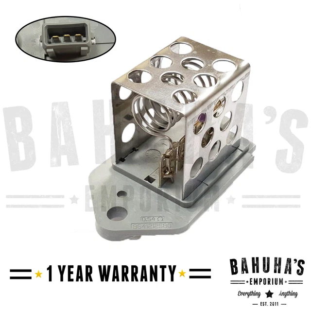PEUGEOT PARTNER MK1 / 406 Radiator Relay Fan Resistor 19952015 Cooling