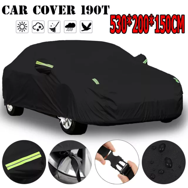 3XXL Large Car Cover Outdoor Waterproof Rain UV Dust Resistant Weather Proof AU 2