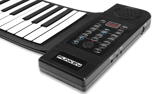 Clavier Numerique Arrangeur Synthetiseur 61 Touches 128 Sons MIDI Derouler Noir 4