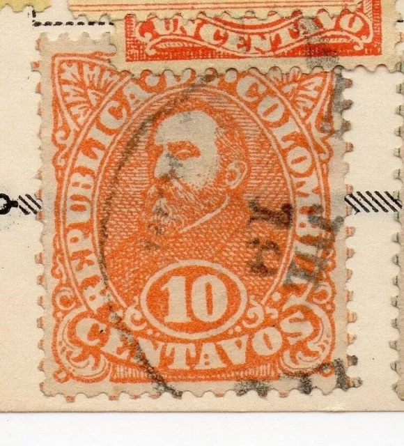 Colombia 1892-98 Early Issue Fine Used 10c. 172717