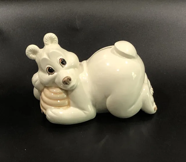 Adorable Vintage 1950’s QUON - QUON Protective Bear Bank, Glazed Porcelain Japan