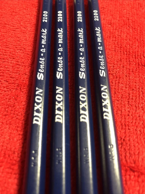 4 Each Collectible Vintage, Dixon Sens-a-mark 2100, Quality, Pencils Rare, USA