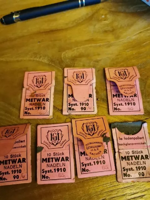 Metwar Nadeln Alt Unvollständig?