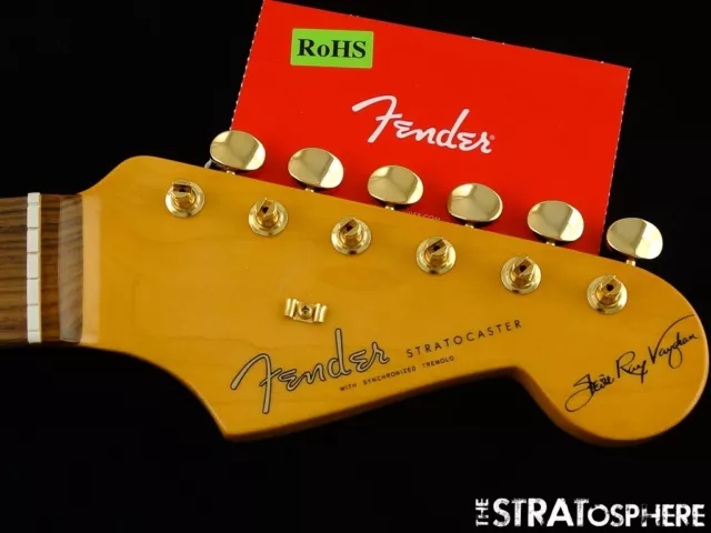 Fender SRV Stevie Ray Vaughan Stratocaster NECK TUNERS American Pau Ferro 12"