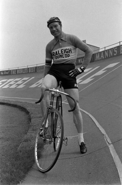 1950S FAMOUS BRITISH Track Cycling Legend Reg Harris No 10 Old Photo $8 ...