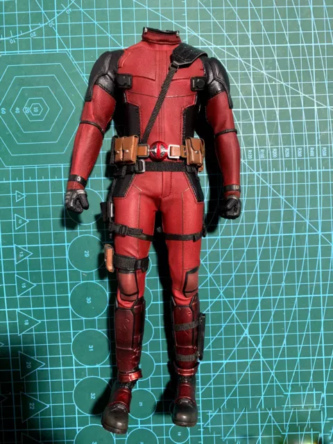 Hot Toys 1/6 Scale Deadpool 2.0 Body Outfits Head Hands Figure HT MMS490  12in.
