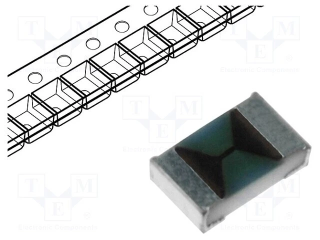 Sécurité : Schmelz Super Rapidement SMD 32V 500mA Geh : 0805 Fuse 0805-FF Pw 0A5