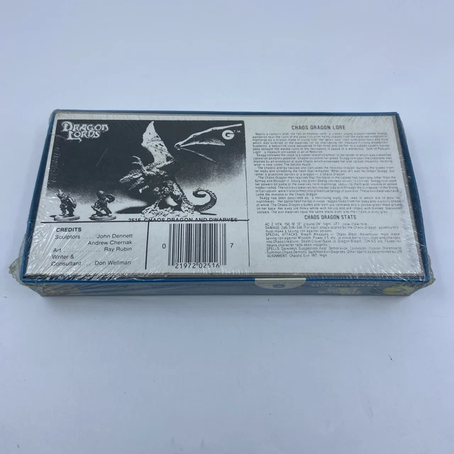 1984 GRENADIER MODELS Dragon Lords 2507 Blue Dragon Metal Figurines EUR 82,15 - FR