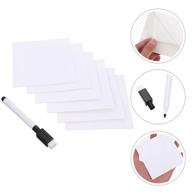 Pegatinas en blanco notas memorables fácil reutilización multifunción
