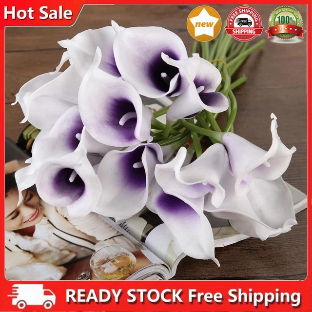 10 Pcs/Menge künstliche Blumen 5 Farben Calla Lily Brautmoden Hochzeit Dekoratio