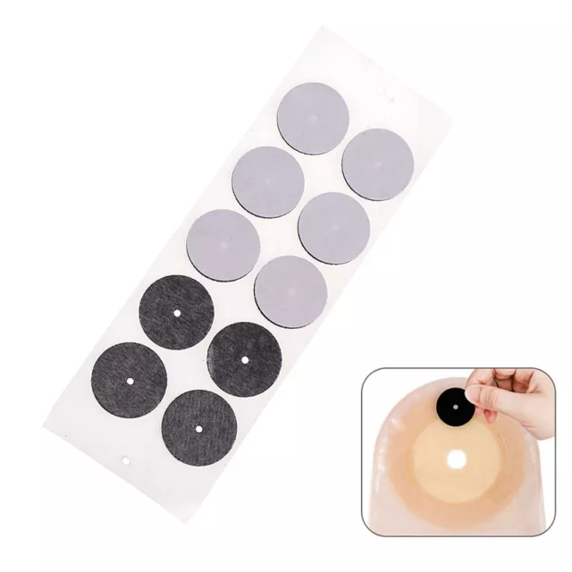 Bolsa de ostomía anorrectal filtro lámina de carbono activado absorbe escape desodorizar-hf