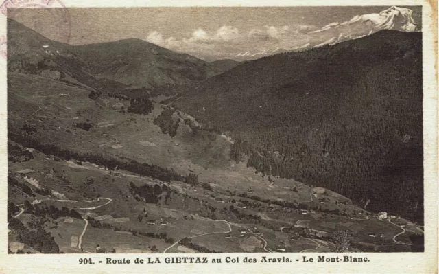 CPA - Carte postale-France- Route de la GIETTAZ au Col des Aravis -(iv 411)