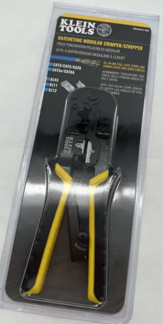 Klein Tools Ratcheting Modular Crimper/Stripper All-in-One Tool FREE SHIPPING