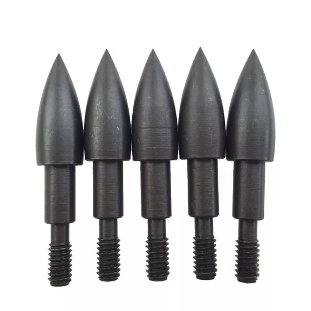 24pcs Archery Arrowheads Field Points Tips Bullet Broadheads Bow Practice Shoot