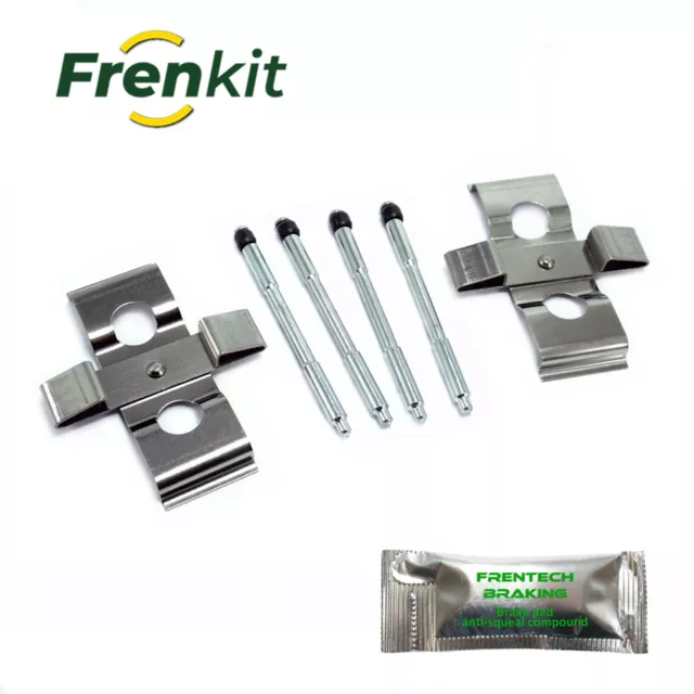 Front Brake Pad Fitting Kit Pins For Peugeot 406 Coupe (For Brembo)