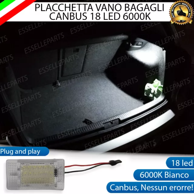 Plafoniera Completa 18 Led Ford Ka Mk1 Vano Bagagli Bagagliaio 6000K Bianco