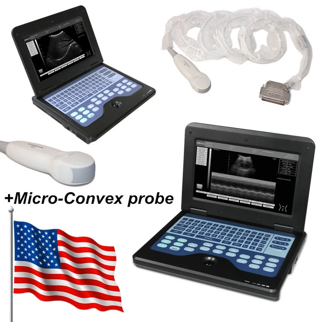 US Human Portable Laptop ultrasound Scanner Machine Diagnostic System Cardiology