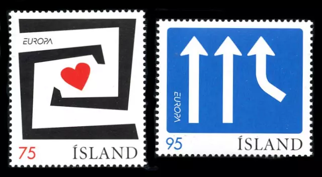 Islandia: 2006 Europa Issues (1073-1074) montado sin montar o nunca montado