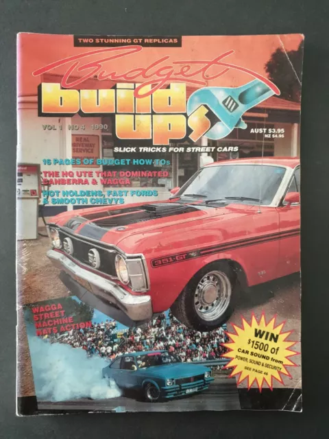 BUDGET BUILD UPS MAGAZINE Vol.1 No.4  1990 Australian Publication