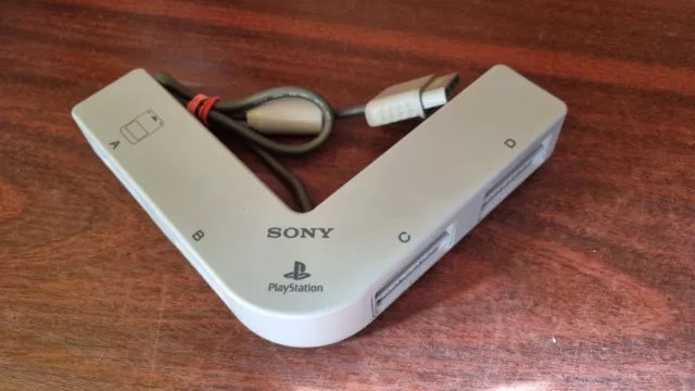 Sony Playstation 1 Ps1 - Official 4 Way Multitap Controller #Bs8 Scph-1070