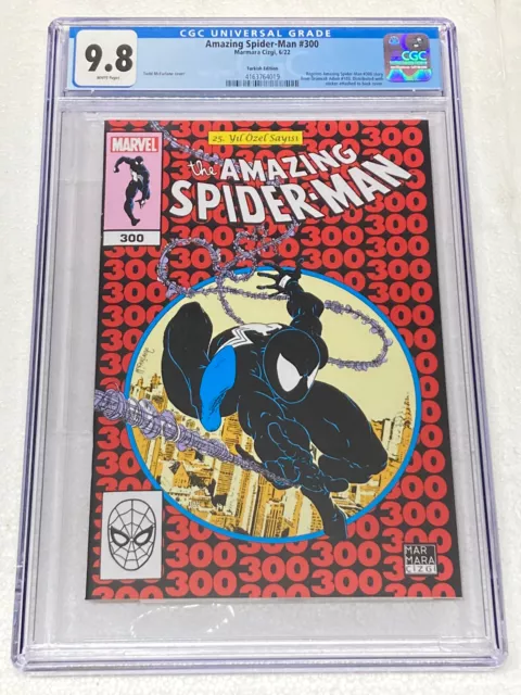 TURKISH EDITION THE AMAZING SPIDER MAN 300 CGC 9.8 NM/M McFARLANE MARVEL COMICS
