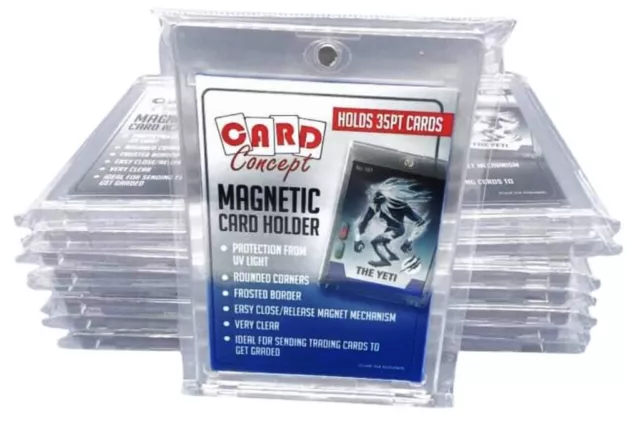 Card Concept Magnetic Trading Card Holders for 35pt or 55pt Cards [ one touch ]