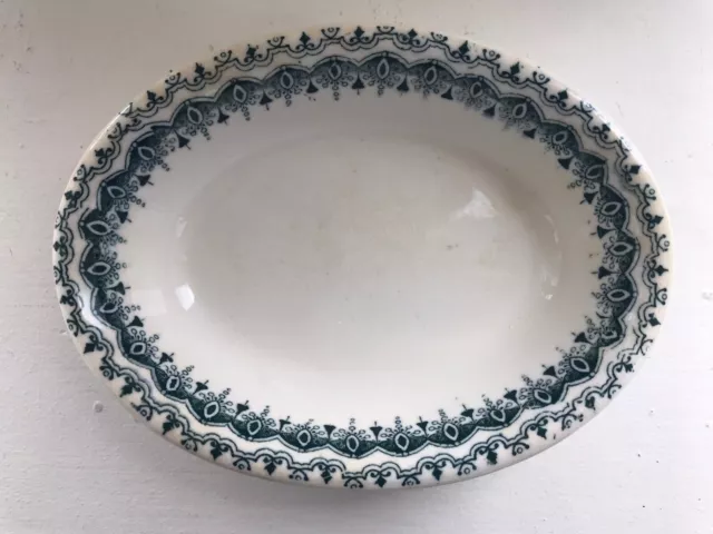 Antique Small Dish Knowles Taylor Semi Vitreous Porcelain E Liverpool Ohio USA