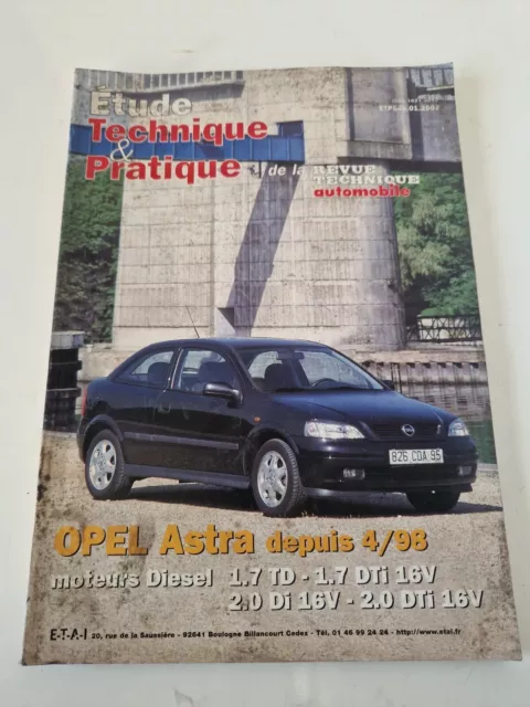 revue technique automobile RTA Opel Astra diesel depuis 4/98 n°646