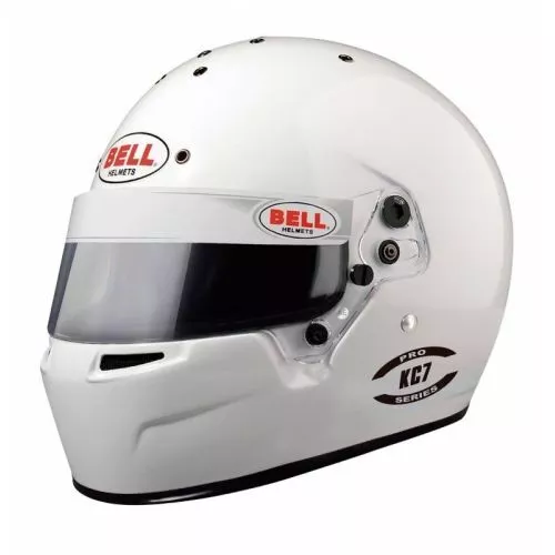 Bell Helmets 1311008 KC7-CMR Karting Full Helmet - White, 7-3/8 (59) NEW