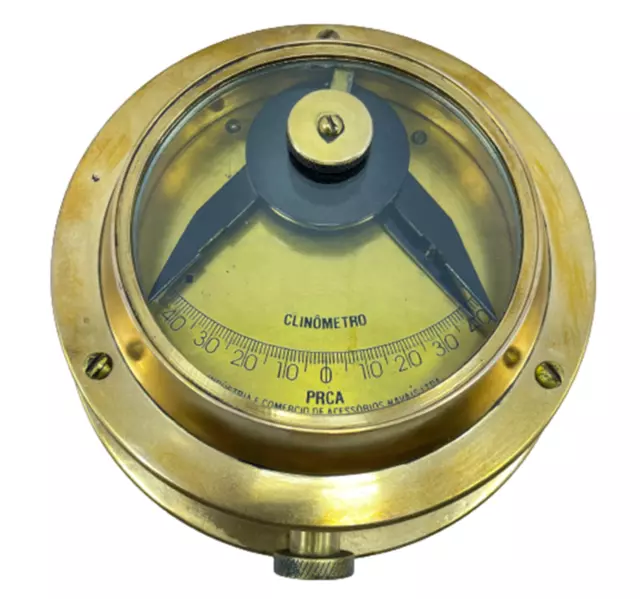 Neigungsmesser Prca Industrielle E Comercio Zubehör Marine Messing Nautik Antik