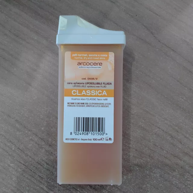 1pz cera a rullo liposolubile fluida arcocere ricarica viso