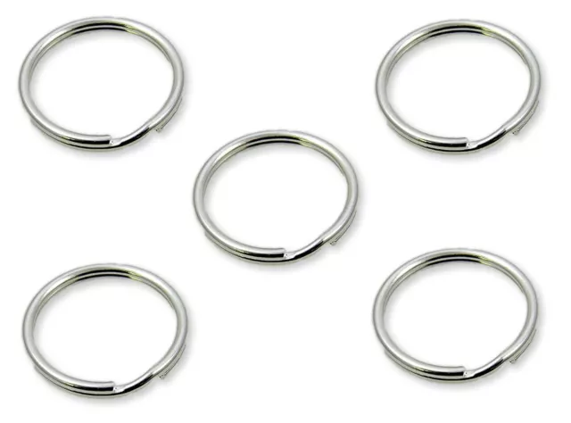 125mm Round Metal Extra Large Keyring Keyfob Split Ring Key Ring Holds 50+  Keys
