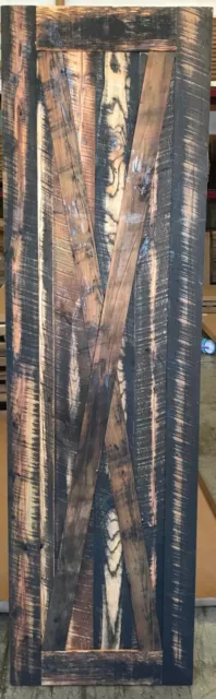 Authentic Reclaimed 28" Natural Wood Barn Door - Omaha - FREE LOCAL PICKUP