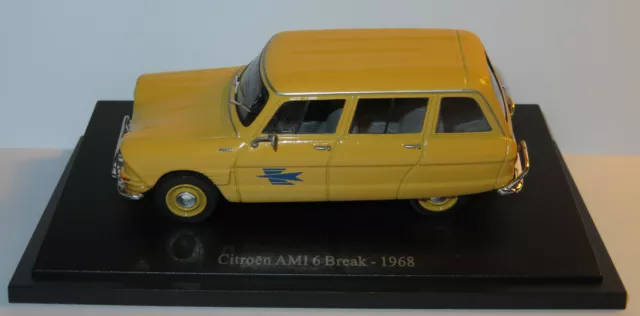 Uh Universal Hobbies Citroen Ami 6 Break 1968 Postes Poste Ptt 1/43 Blister Box