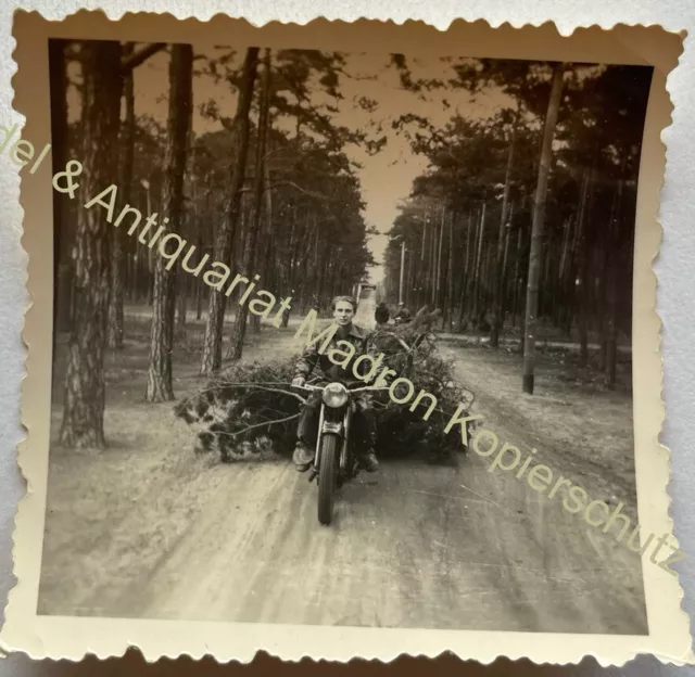 orig. Foto Motorrad Oldtimer alte Fotografie um 1935