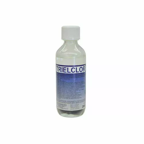 Flacone di trielina trieclor bottiglia da 250 ml smacchiante per tessuti pellami